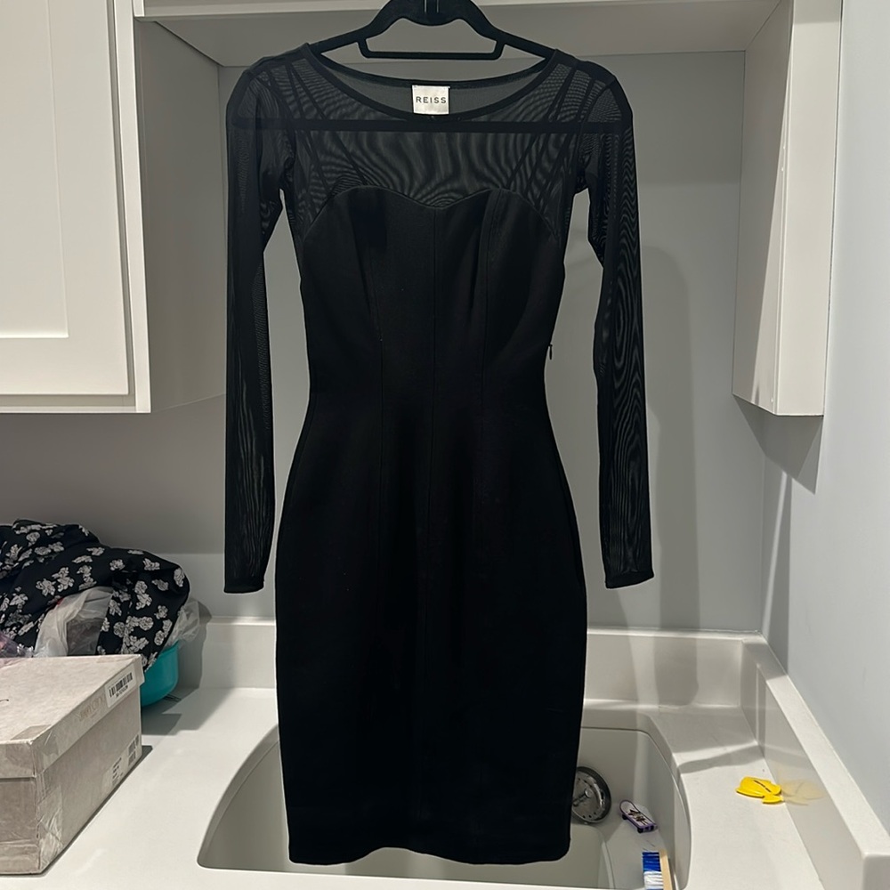 Reiss black dress